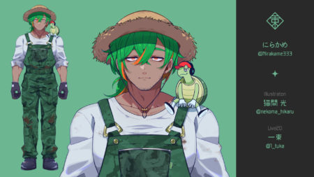 にらかめ様 Live2Dモデル制作